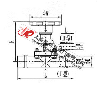 GM-(H)真空隔膜閥外形結構圖