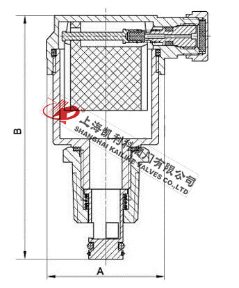 AVAX暖氣自動排氣閥外形結構圖