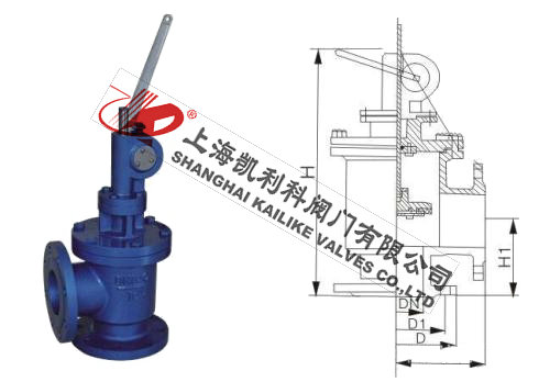 SD44X手動排泥閥外形結構圖