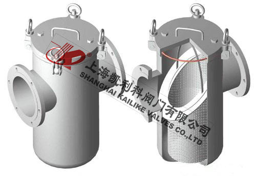 SRB14直通籃式過濾器結(jié)構(gòu)分析圖