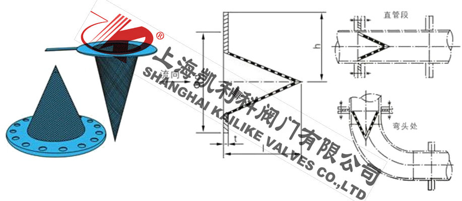 SV1錐形臨時(shí)過濾器外形結(jié)構(gòu)圖