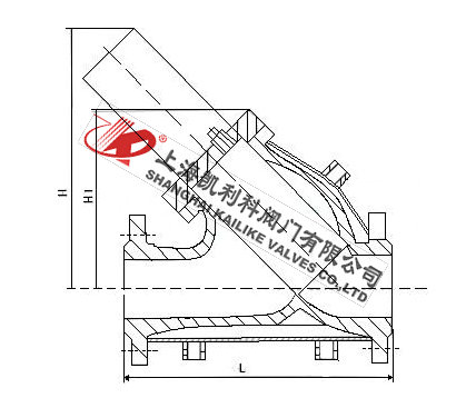 BY41HY型保溫過濾器外形結構圖